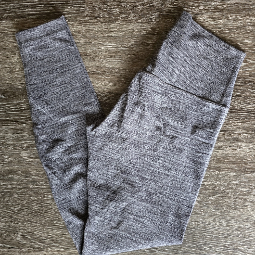 Lululemon Align HR Leggings Pant Heathered Black Size 6 28